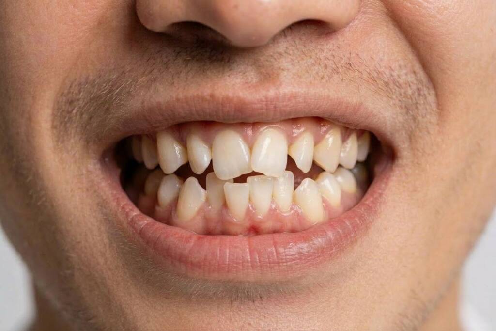 apiñamiento de dientes