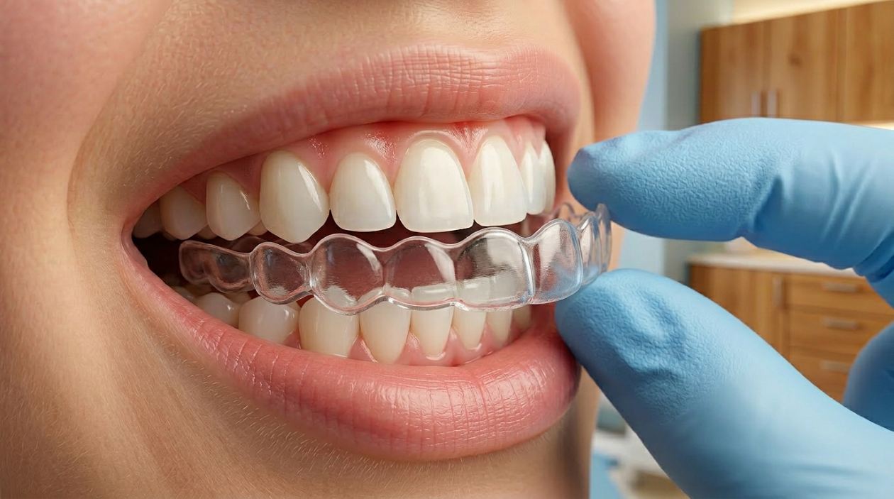 retenedor superior tras quitar los brackets