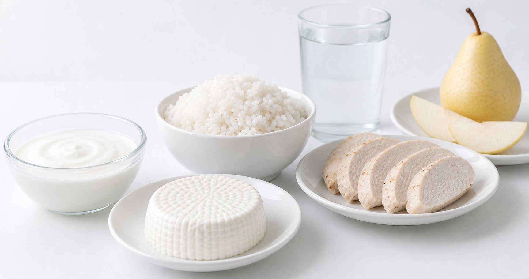 alimentos permitidos en la dieta blanca